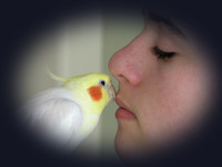 Julianne (Granddaughter) and her bird